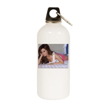 Ashley Tisdale White Water Bottle With Carabiner