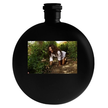 Ashley Tisdale Round Flask