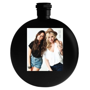 Ashley Tisdale Round Flask