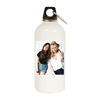 Ashley Tisdale White Water Bottle With Carabiner