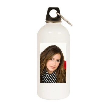 Ashley Tisdale White Water Bottle With Carabiner