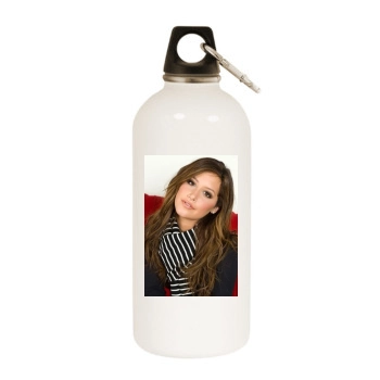 Ashley Tisdale White Water Bottle With Carabiner