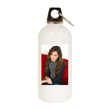 Ashley Tisdale White Water Bottle With Carabiner