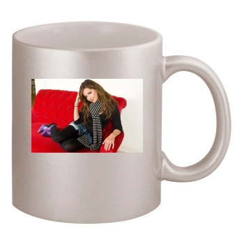 Ashley Tisdale 11oz Metallic Silver Mug