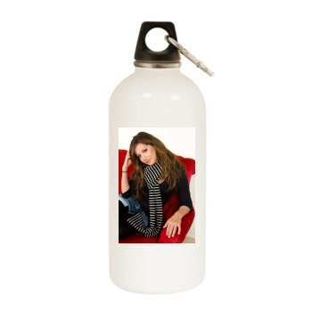 Ashley Tisdale White Water Bottle With Carabiner