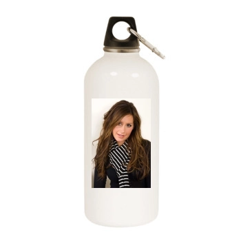 Ashley Tisdale White Water Bottle With Carabiner