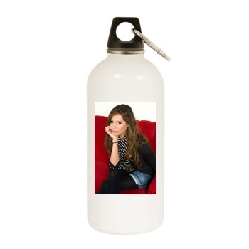 Ashley Tisdale White Water Bottle With Carabiner