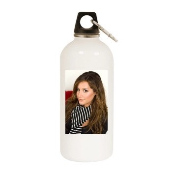 Ashley Tisdale White Water Bottle With Carabiner