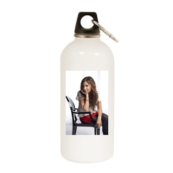 Ashley Tisdale White Water Bottle With Carabiner