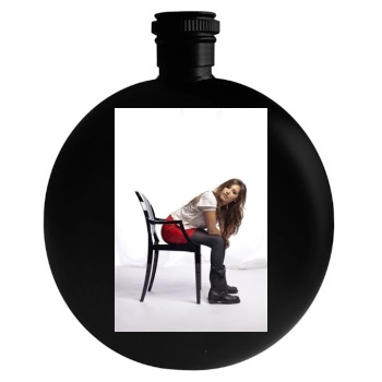 Ashley Tisdale Round Flask