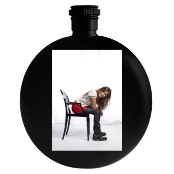 Ashley Tisdale Round Flask