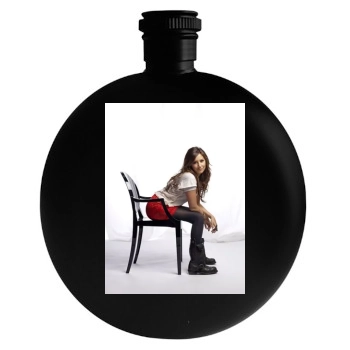 Ashley Tisdale Round Flask