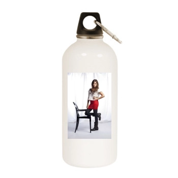 Ashley Tisdale White Water Bottle With Carabiner