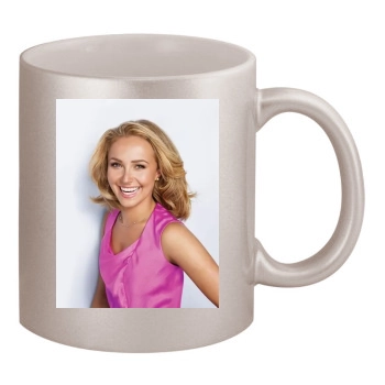 Hayden Panettiere 11oz Metallic Silver Mug