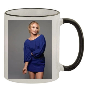 Hayden Panettiere 11oz Colored Rim & Handle Mug