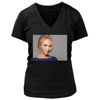 Hayden Panettiere Women's Deep V-Neck TShirt