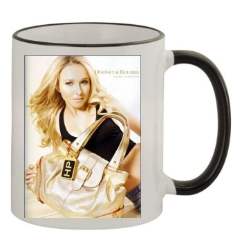 Hayden Panettiere 11oz Colored Rim & Handle Mug