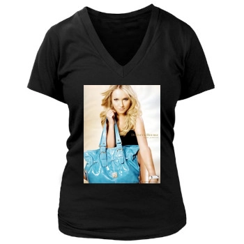 Hayden Panettiere Women's Deep V-Neck TShirt