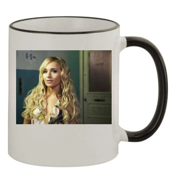 Hayden Panettiere 11oz Colored Rim & Handle Mug