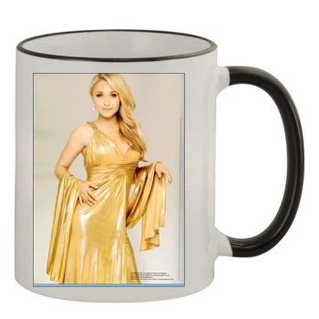 Hayden Panettiere 11oz Colored Rim & Handle Mug