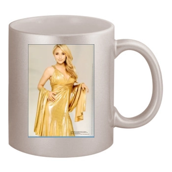 Hayden Panettiere 11oz Metallic Silver Mug