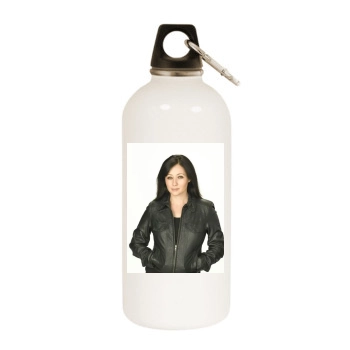 Shannen Doherty White Water Bottle With Carabiner