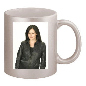 Shannen Doherty 11oz Metallic Silver Mug