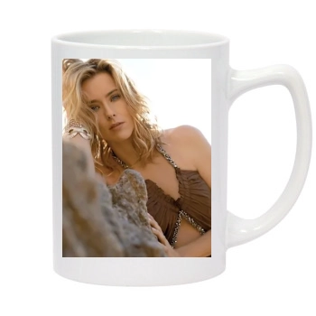 Tea Leoni 14oz White Statesman Mug