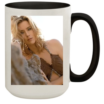 Tea Leoni 15oz Colored Inner & Handle Mug