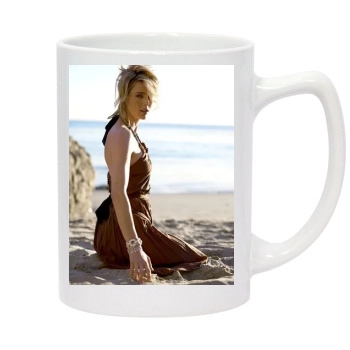 Tea Leoni 14oz White Statesman Mug