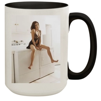 Teri Hatcher 15oz Colored Inner & Handle Mug