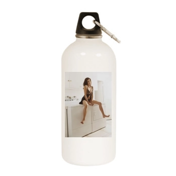 Teri Hatcher White Water Bottle With Carabiner