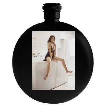 Teri Hatcher Round Flask