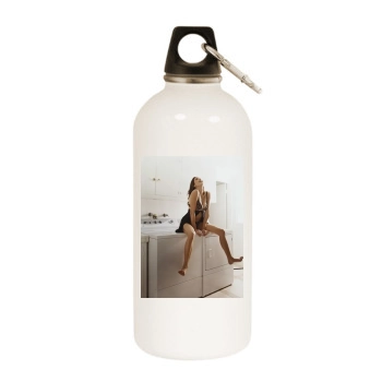 Teri Hatcher White Water Bottle With Carabiner