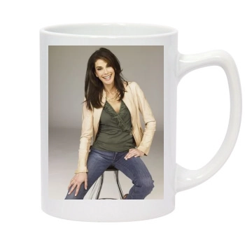 Teri Hatcher 14oz White Statesman Mug