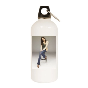 Teri Hatcher White Water Bottle With Carabiner