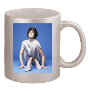 Teri Hatcher 11oz Metallic Silver Mug