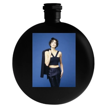 Teri Hatcher Round Flask