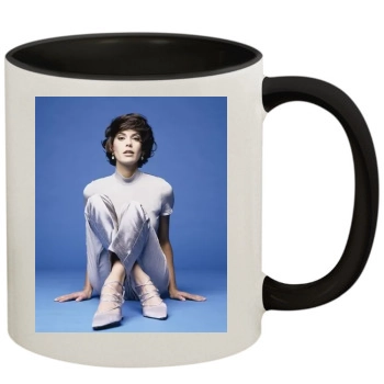 Teri Hatcher 11oz Colored Inner & Handle Mug