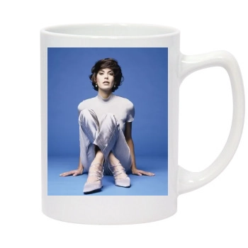 Teri Hatcher 14oz White Statesman Mug