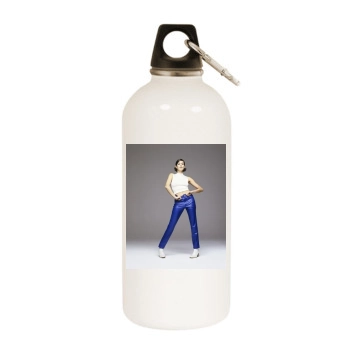 Teri Hatcher White Water Bottle With Carabiner