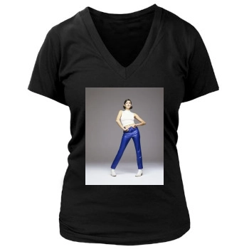 Teri Hatcher Women's Deep V-Neck TShirt