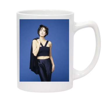 Teri Hatcher 14oz White Statesman Mug