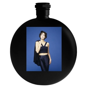 Teri Hatcher Round Flask