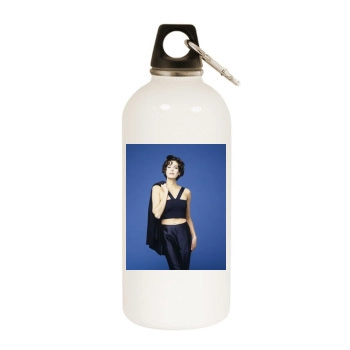 Teri Hatcher White Water Bottle With Carabiner