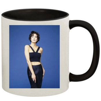 Teri Hatcher 11oz Colored Inner & Handle Mug