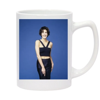 Teri Hatcher 14oz White Statesman Mug