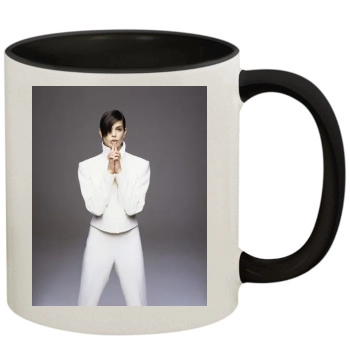 Teri Hatcher 11oz Colored Inner & Handle Mug