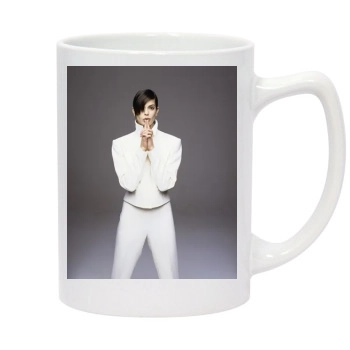 Teri Hatcher 14oz White Statesman Mug