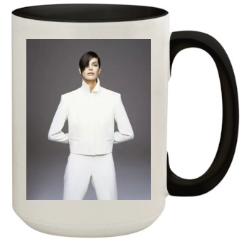 Teri Hatcher 15oz Colored Inner & Handle Mug